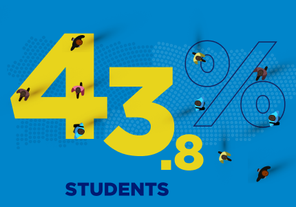 45.8% students,