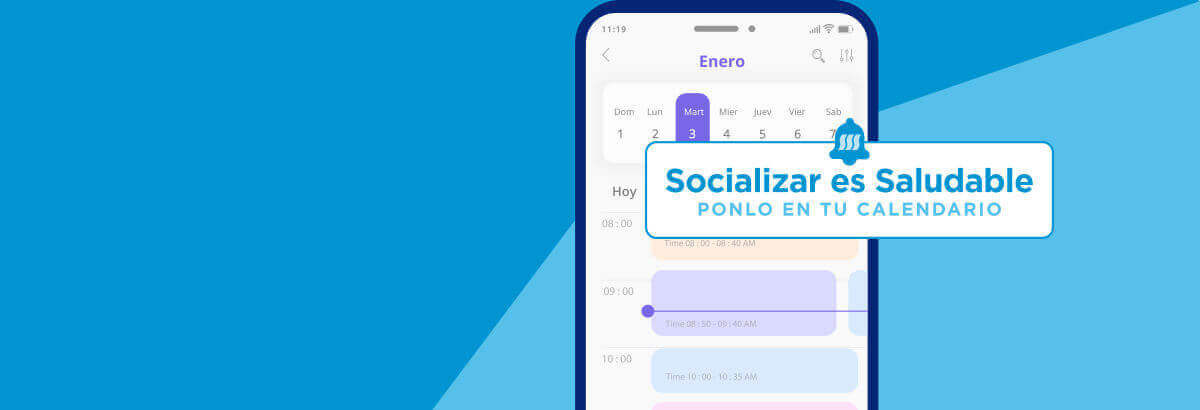 Descarga el NUEVO calendario digital Socializar es saludable