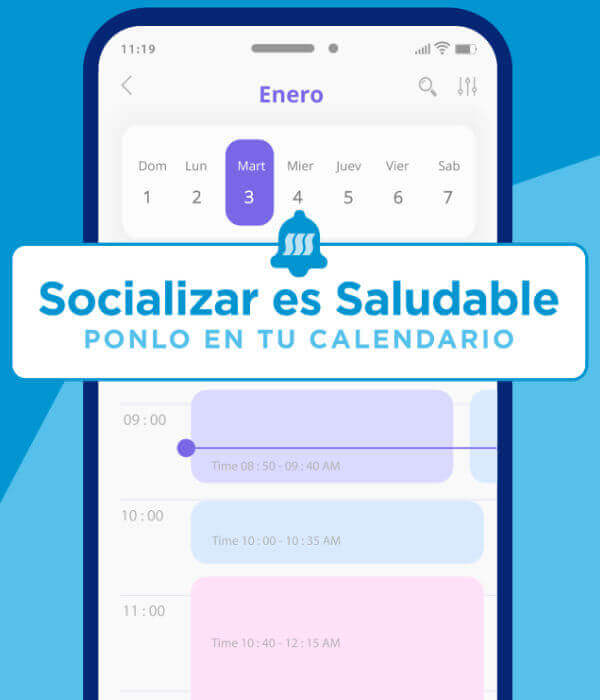 Download the NEW digital calendar, Socializing Is Healthy