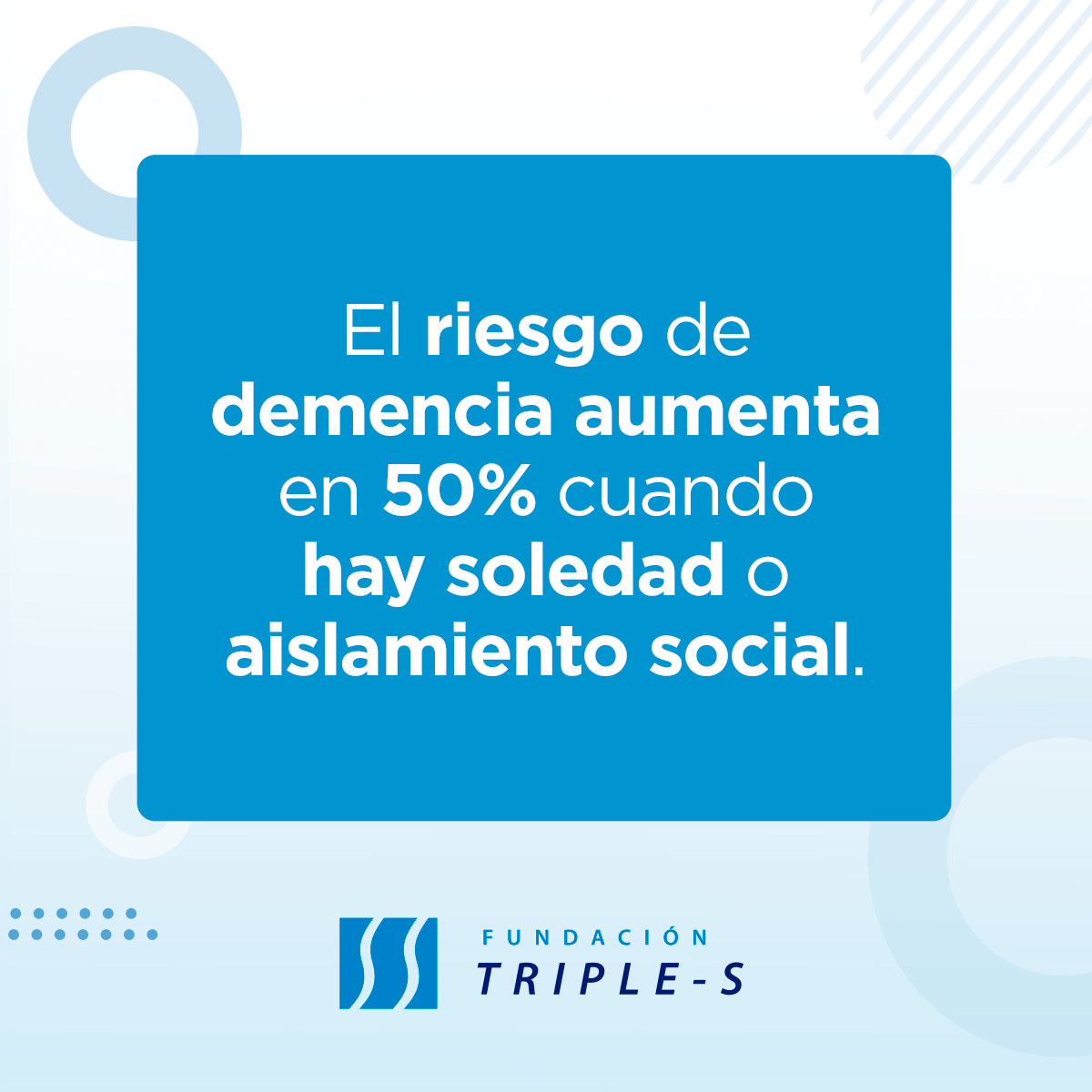 El Riesgo de Demencia
